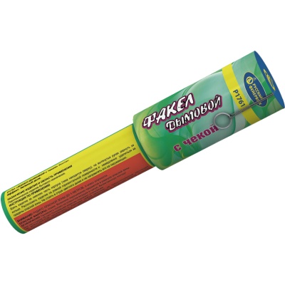 Дымовой (с чекой) зеленый Фальшфейер купить в Светогорске | svetogorsk.salutsklad.ru