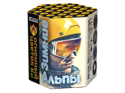 Зимние Альпы Батарея салютов купить в Светогорске | svetogorsk.salutsklad.ru